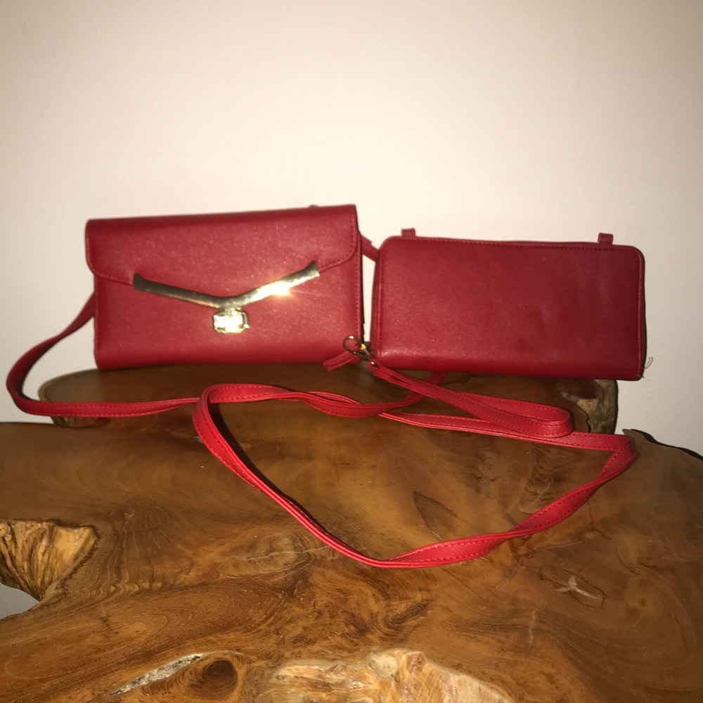 Two-Piece Red Small Purse